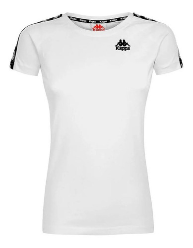 Remera Kappa Banda Apan Mujer Deportiva Manga Corta 