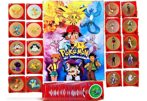 Album Pokémon Primera Generación Kanto + Set Completo