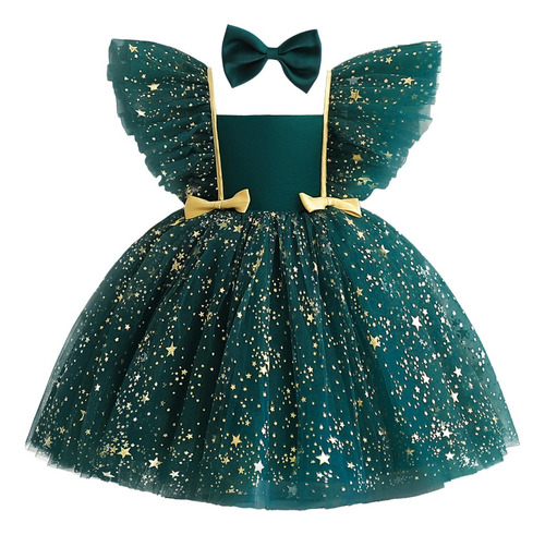 Vestido De Tul Nnjxd Para Niña Pequeña, Vestido De Fiesta Co