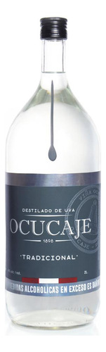 Ocucaje Aguardiente Destilado De Uva Peruano 2 Litros