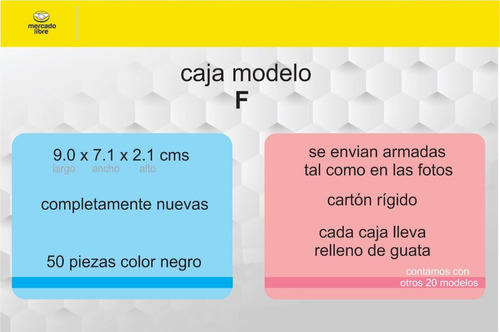 Imagen 7 de 10 de 50 Cajas De Carton Para Regalo Joyeria Bisuteria
