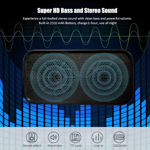 Reloj Despertador Digital Con Altavoz Bluetooth Y Led