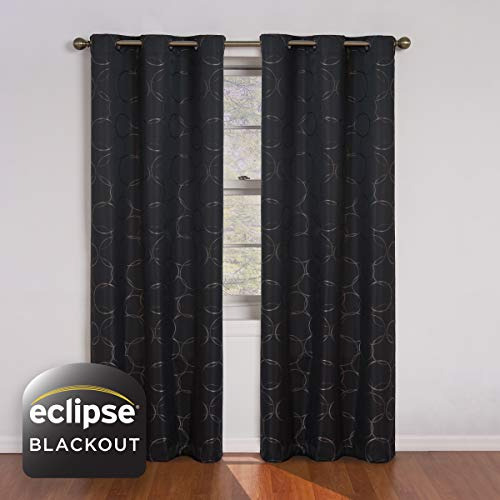 Cortina De Ventana De Ojal Térmico Opaca Moderna Eclipse Mer