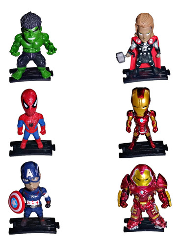 Set De Los Vengadores 6 Figuras De Acción