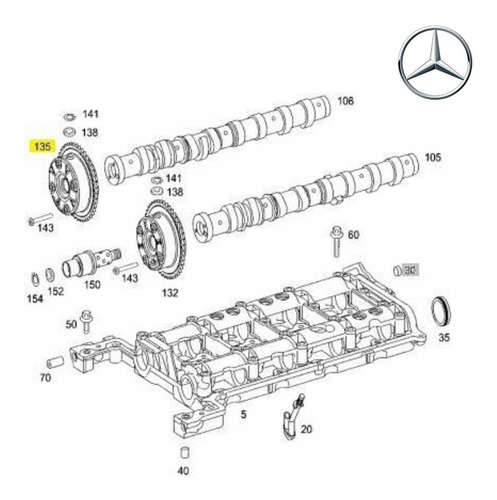 Imagen 4 de 10 de Variadores, Tensor, Cadena Distribución M Benz C200 C250 Cgi