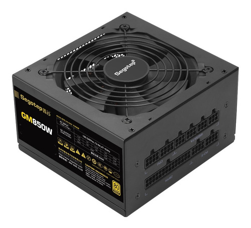 Imagen 7 de 10 de Fuente Gamer Segotep Gm850w 80 Plus Oro Full Modular !