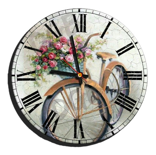 Reloj De Pared Moderno Deco Hogar Vintage Retro 30 Cm 