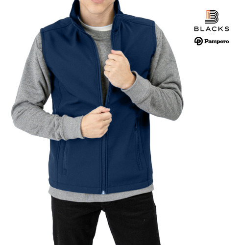 Chaleco Softshell Pampero Impermeable Talle S Al Xxxl