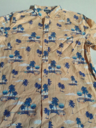 Camisa Hombre Playa Club Room 55%lino