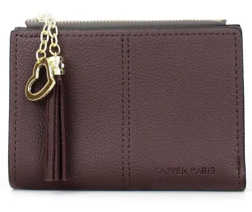 Billetera De Mujer Leyre Dark Brown Carven