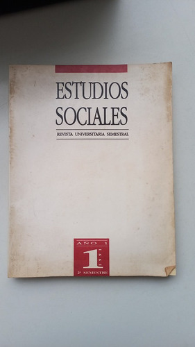 Estudios Sociales Revista Universitaria Semestral Unl