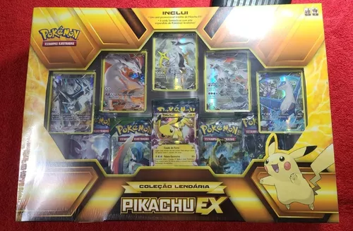 ABRINDO BOX - PIKACHU EX - COLEÇÃO LENDÁRIOS - POKÉMON 