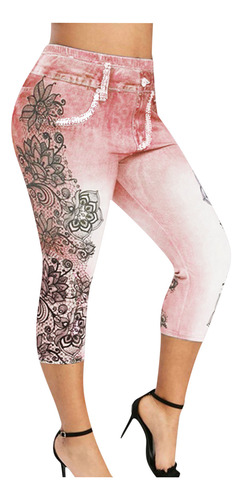 Pantalones Para Mujer De Talla Grande Capris Temperament Pri