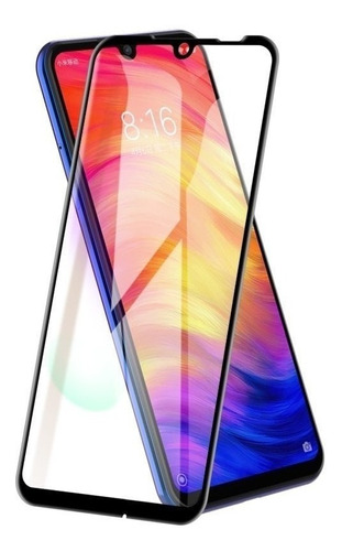 Glass Vidrio Templado Full Glue Para Xiaomi Redmi Note 7 