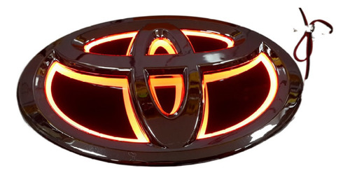 Rejilla Toyota Corolla 2003 Emblema Hasta 2008 Luz Led