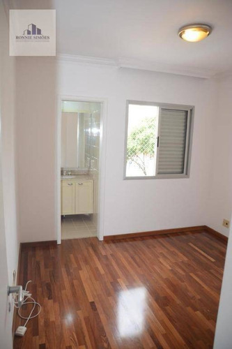 Apartamento Para Alugar Em Moema, Ed. Modular Da Vinci, 3 Dormitórios Sendo 1 Suíte, Varanda Ampla, 4 Banheiros, 2 Vagas Na Garagem, 97 M², São Paulo. - Ap1143
