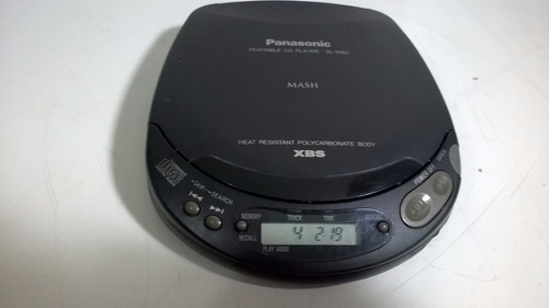 Discman Panasonic Sl - S162 Funciona Bem Cd Player Portátil