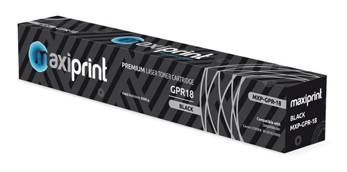 Toner Maxiprint Compatible Canon Gpr-18 Negro (0384b003aa)