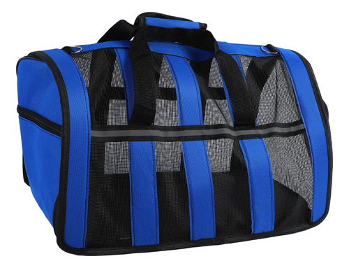 Mochila Transportadora Con Perro Gato Transpirable Ajustable