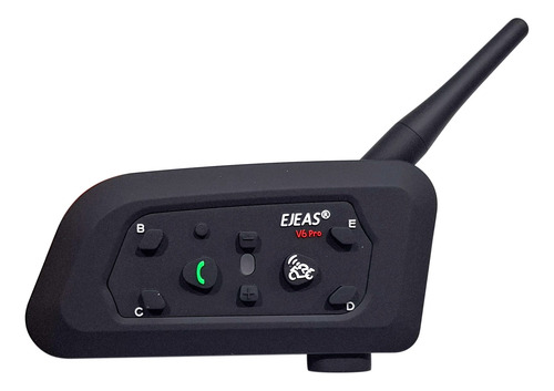 Intercomunicador Casco Moto V6 Pro 2019 1200 Mts Ejeas