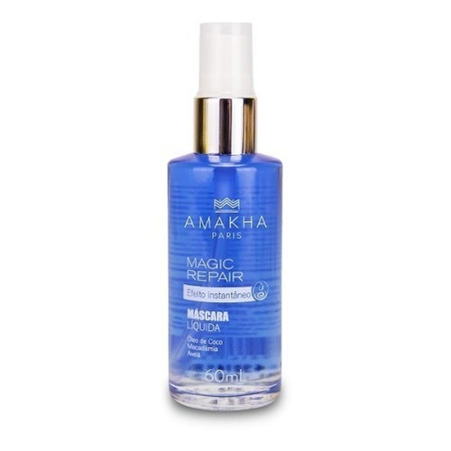 Máscara Líquida Magic Repair  60ml Nutritiva Amakha Spray