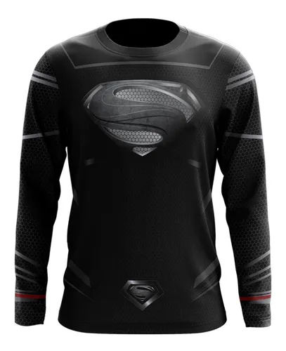  Superman - Camiseta de manga larga para hombre más rápida que  la camiseta, Negro - : Ropa, Zapatos y Joyería