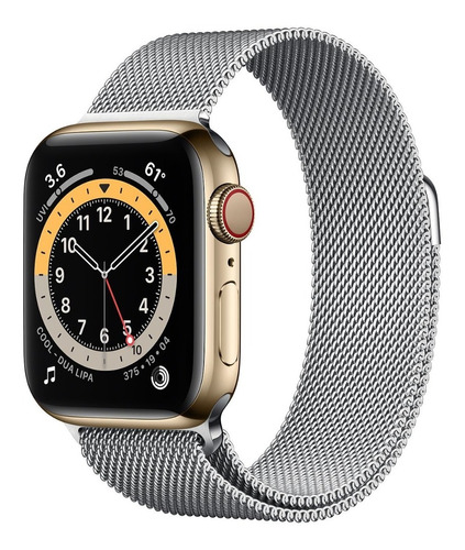 Apple Watch Series 6 40 Acero Gold Milanese Loop Gps 4g