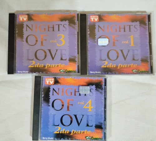Nights Of Love. Parte 2da. Intrepretes Varios Lote X 3 (c.d) Estándar (Usado)