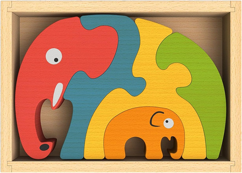 Beginagain Elephant Family Puzzle - Creatividad Y Habilidade