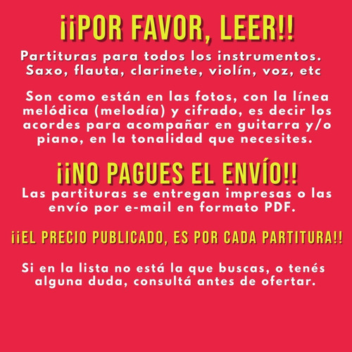 Chacareras Partituras Para Todos Los Instrumentos
