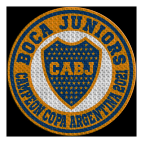 Parche Termoadhesivo Boca Campeon Copa Argentina 2021