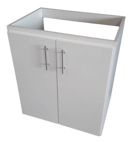 Gabinete Para Banheiro, Cozinha 100% Mdf 2 Portas Branco 