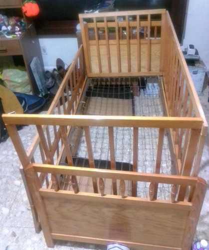 Cama Cuna Grande Poco Uso Madera (Usado)