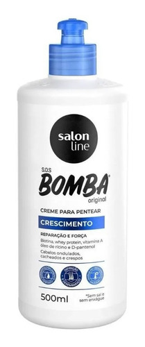 Salon Line Creme Para Pentear Sos Bomba De Vitaminas 500ml