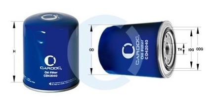 Imagen 1 de 4 de Filtro Aceite Cardoc Mitsubishi Canter Fe 649d 4d34-2at6