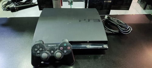 Playstation 3 Play 3 Slim 120 Gb Ps3 Sony + 3 Jogos Brinde