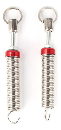 Baúl de coche Lifterspring de 2 piezas, color rojo