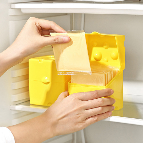 Recipiente De Almacenamiento De Queso En Lonchas Para Almace