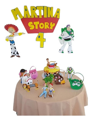 Cartel Toy Story Personajes Goma Eva Toy Story