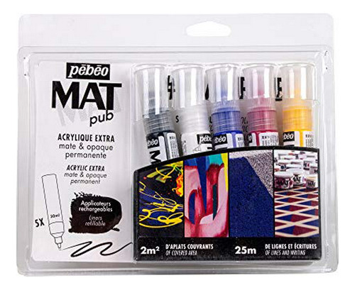 Art Paint - Pintura - Acrylic Mat Pub 5 X 30 Ml Discovery Se