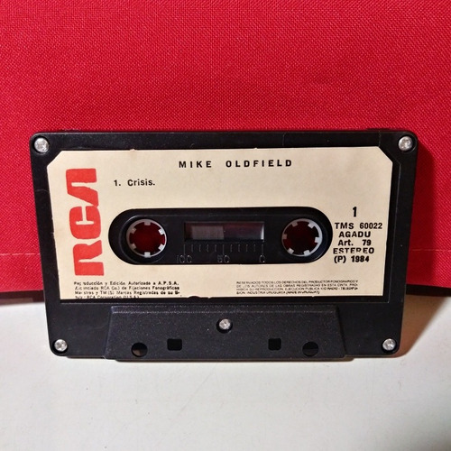 Imagen 3 de 4 de Crisis Mike Oldfield Casete Virgin 1984, Muy Buen Estado