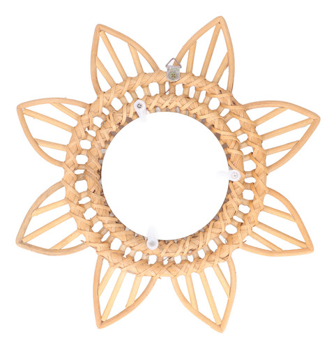Espejo Rattan Innovador Arte Decoración Maquillaje Retro