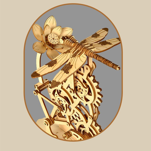 Aida & Hani Juguete De Rompecabezas 3d De Libélula De Madera