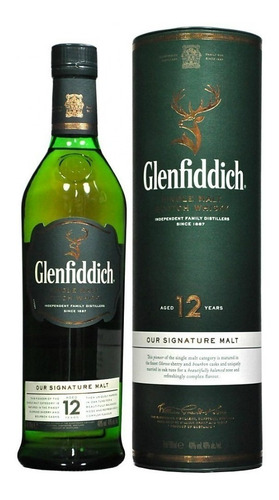 Whisky Glenfiddich Single Malt 12 750 Ml
