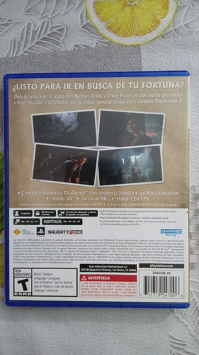 Uncharted Legado De Ladrones Coleccion Ps5 Original Fisico