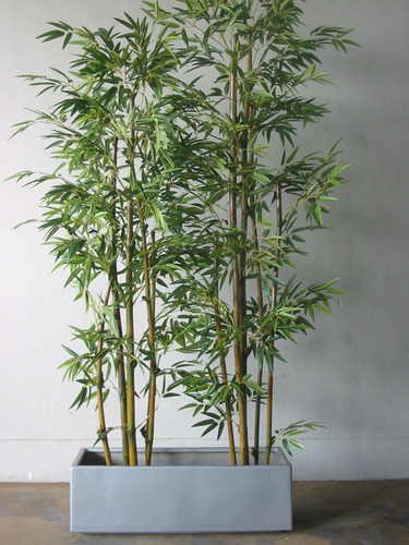 Bambu Artificial Planta Maceta Jardinera Bamboo Plantas Arti