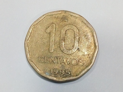Moneda 10 Centavos De Austral 1985