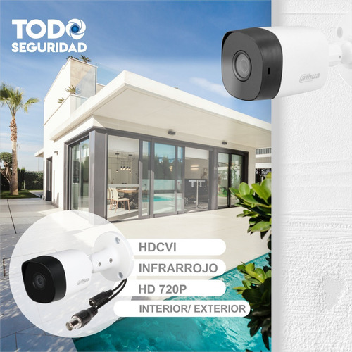 Imagen 5 de 9 de Kit Seguridad Dahua Cctv Dvr 8ch + 4 Camara 2mp 1080p+disco