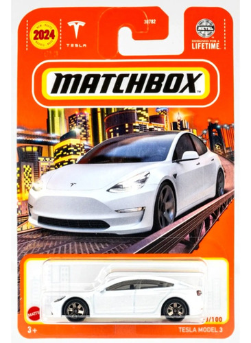 Tesla Model 3 Ehite Matchbox (53)