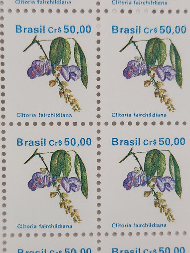 Folha Selo Postal. Jacaranda Mimoso. 110 Selos.
